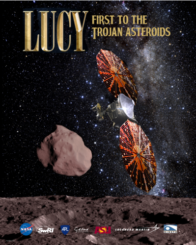 Lucy Flyby Poster