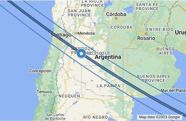 Thumbnail of Occultation Map