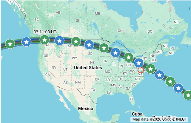 Thumbnail of Occultation Map